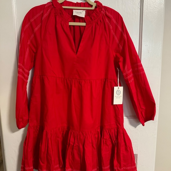 NWT Hyacinth House Red and Pink Crossley Mini Dress Small - Picture 2 of 6